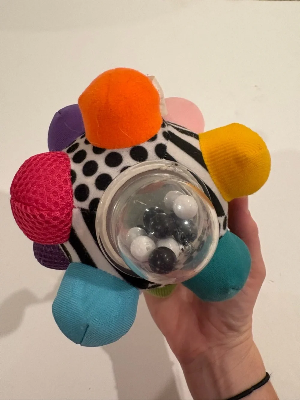 Assorted Multi-Color Sensory Baby Toy Set - Sassy Bumpy Ball Hape Apple Grab Toy
